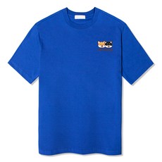 일루소 남녀공용 트윈시바 스탠다드 면 반팔티