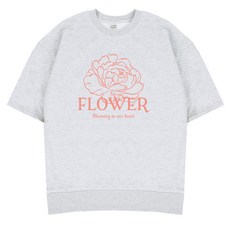 AiR Plane 花朵寬鬆版短袖大學T