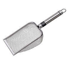 DungDungPet 貓咪不鏽鋼貓砂鏟, 1個, 混和顏色