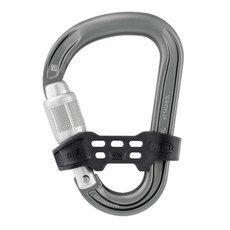 PETZL Attach Bar 螺旋鎖定攀登用鎖定鉤環 AP-M038CA00, 1個, 灰色
