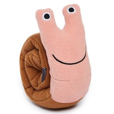 Yoreongae 寵物可愛蝸牛嗅聞玩具, 1個, 粉紅色