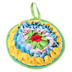 요런개 반려동물 컬러풀 킁킁매트 노즈워크 장난감, 블라썸, 1개