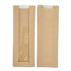DesignPackage 法棍紙質開窗袋 小, 1個, 100個