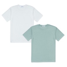 디스페로 남성용 빅사이즈 머슬핏 니트 반팔티