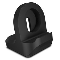 스탠드형 실리콘 워치 충전 바스켓, 블랙