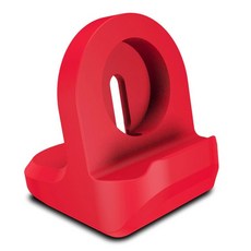 스탠드형 실리콘 워치 충전 바스켓, 레드