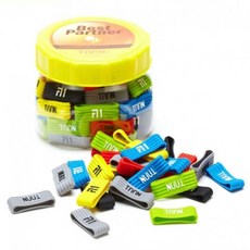 TAAN 泰昂 Hoop 握把環 網球拍用 100入, 1個, 藍色, 紅色, 黑色, 灰色, 綠色, 黃色