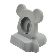 오션리브 곰돌이 스마트워치 충전대, 그레이