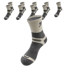 韓國 BUFFALO 男士 Romance 登山襪 10雙組, 灰色, 1套