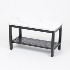 Dori Furniture 鐵製層架, 2層, 大理石