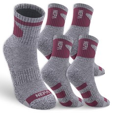 NEPA 女款中筒襪 A款, 紅色, 1套