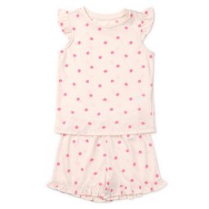 래핑차일드 여아용 프릴 에어리쿨 나시 상하 세트