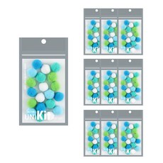 Uniart 棉花糖絨毛球 20mm, 10個, 哈密瓜