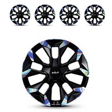 벤딕트 더뉴 쏘렌토 페이스리프트 휠 스티커 세트 50.8cm, 홀로그램, 1세트