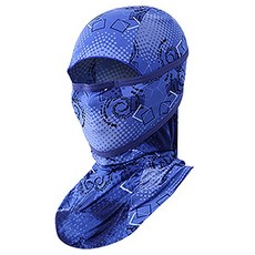 INCONTRO 高爾夫Nice Guard涼感巴拉克拉法帽 圓點, 海軍藍