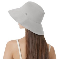 유유골프 포니테일 버킷햇, 그레이, 1개