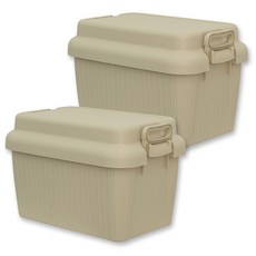 라이피스트 트래블 카고박스 55L, 베이지, 1단, 2개