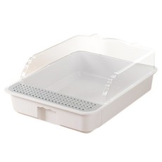 doongdoongpet 方形貓廁所, 1個, 白A