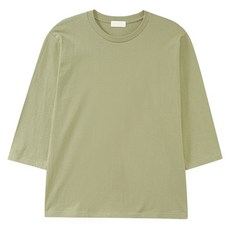 조군샵 남성용 통기성 베이직 라운드 7부 티셔츠 T7332