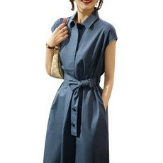 포플러앤씨 트리우드 카라 원피스 P24SMOPS031925