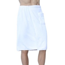 Healthy Dot 彩色裙式沙灘巾, 1個, 白色