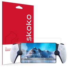 Skoko Sony PlayStation Portal防指紋AR螢幕保護貼組, 單一商品, 1套