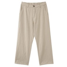 조군샵 남성용 빅사이즈 쿨프레쉬 뒷밴딩 세미와이드 면팬츠 P6534