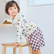 Bebechat 男童Safari風衝浪短褲防曬泳衣上下裝套組