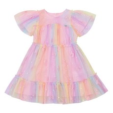 프렌치캣 여아용 레인보우 리본 샤 OPS