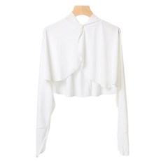 UUGOLF 防曬駕駛袖套 高爾夫披肩, 白色