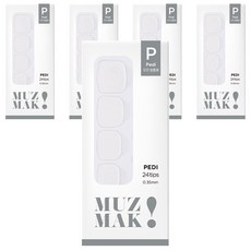 MUZ MAK 補充黏性膠帶 足部用 5入組, 單一顏色, 1個