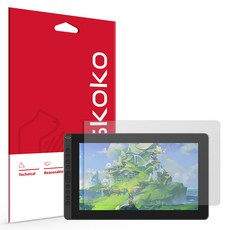 스코코 지문방지 저반사 액정보호필름 세트, 혼합색상, 1세트