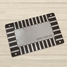 cofv 廚房用幾何線條設計地墊, 四邊形, 1個