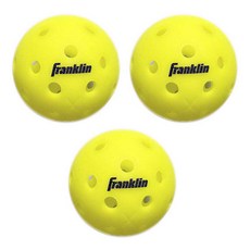 Franklin 匹克球 X-40 52843X, 3個, 螢光黃色