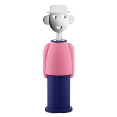 Alessi Alessandro M 紅酒開瓶器, Alessandro M_Blue-Pink, 1個