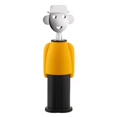 Alessi Alessandro M 紅酒開瓶器, Alessandro M_Black-Yellow, 1個