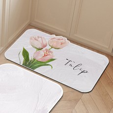 cofv 廚房用PVC防滑腳踏墊, 花朵6, 1個