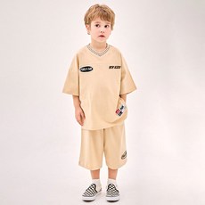 JELISPOON 兒童冠軍潮人短袖上下套裝