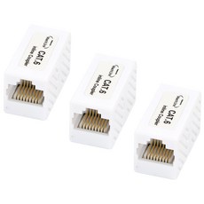 直通式 Cat 6 UTP I型耦合器, 3個, CP-1637