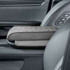 VENDICT 車用記憶棉扶手中央扶手墊 EV9, 1個, 淺灰色