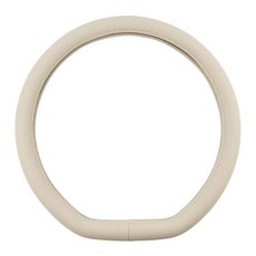 VENDICT 打孔汽車方向盤套 D型, 棉米色