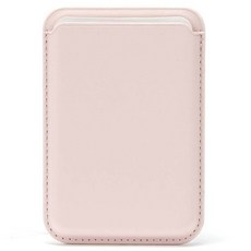 GOOSPERY MagSafe iPhone 皮革卡夾手機殼, 淺粉紅色, 1個