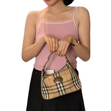 비비에모 여성용 라인톡 끈나시 니트 티셔츠 06809