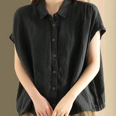 ATTERLIC 夏季寬鬆版棉麻襯衫 14072