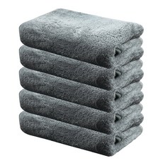 World Clean Greslin 超細纖維毛巾 珊瑚色, 灰色, 1入, 5個