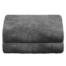 World Clean Bobo 超細纖維毛巾, 灰色, 1入, 2個