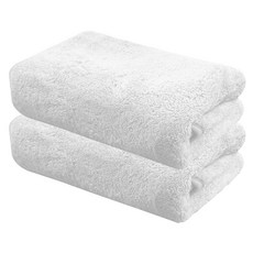 World Clean Greslin 超細纖維毛巾 珊瑚色, 白色, 1入, 2個