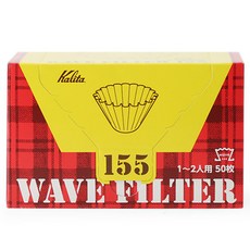 칼리타 웨이브 필터 화이트 KWF-155, 50개, 1세트
