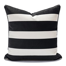 Homeflow 時尚黑頂級奢華抱枕套