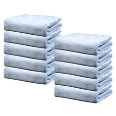 World Clean 絲滑超細纖維毛巾, 藍色, 1入, 10個